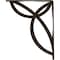 Ekena Millwork Versailles Wrought Iron Bracket, (Single center brace), Antiqued Pale Gold 1 1/2"W x 10"D x 12"H BKTM01X10X12SVEAPG - alternate 2